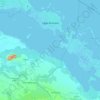 Mappa topografica Cayo Romano, altitudine, rilievo