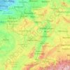 Mappa topografica Reno, altitudine, rilievo