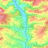 Mappa topografica Ittlingen, altitudine, rilievo