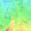Mappa topografica Jengen, altitudine, rilievo