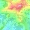 Mappa topografica Salzburg, altitudine, rilievo