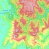 Mappa topografica 锣鼓塔街道, altitudine, rilievo