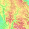 Mappa topografica Солонківська сільська громада, altitudine, rilievo