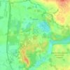 Mappa topografica Idstedt, altitudine, rilievo