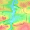 Mappa topografica Bersillies-l'Abbaye, altitudine, rilievo
