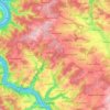 Mappa topografica 56355, altitudine, rilievo
