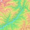 Mappa topografica 德兴乡, altitudine, rilievo