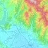 Mappa topografica Sansepolcro, altitudine, rilievo