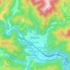 Mappa topografica Brugnato, altitudine, rilievo