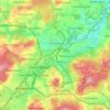 Mappa topografica 95615, altitudine, rilievo