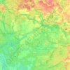 Mappa topografica Templin, altitudine, rilievo