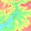 Mappa topografica Preston Candover, altitudine, rilievo