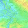 Mappa topografica Anversa, altitudine, rilievo