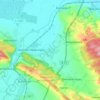 Mappa topografica Heldrungen, altitudine, rilievo
