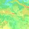 Mappa topografica Идрица, altitudine, rilievo