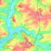 Mappa topografica Hollstadt, altitudine, rilievo