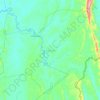 Mappa topografica Ganganagar, altitudine, rilievo
