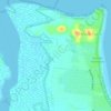 Mappa topografica Shoal Point, altitudine, rilievo