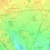 Mappa topografica Mediglia, altitudine, rilievo