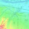 Mappa topografica Castel San Giovanni, altitudine, rilievo