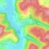 Mappa topografica Fraurombach, altitudine, rilievo