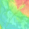 Mappa topografica Turbigo, altitudine, rilievo