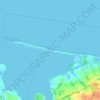 Mappa topografica Cavendish Beach, altitudine, rilievo