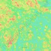 Mappa topografica Sulkava, altitudine, rilievo