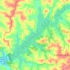 Mappa topografica Represa do Rio Verde, altitudine, rilievo