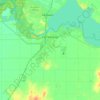 Mappa topografica Yarrawonga, altitudine, rilievo