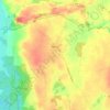 Mappa topografica Wartin, altitudine, rilievo