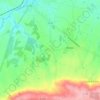Mappa topografica Melay, altitudine, rilievo