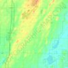 Mappa topografica Stephenson Township, altitudine, rilievo