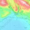 Mappa topografica Celano, altitudine, rilievo