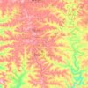 Mappa topografica Serafina Corrêa, altitudine, rilievo