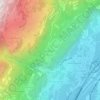 Mappa topografica Pedersano, altitudine, rilievo