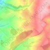 Mappa topografica Bilzingen, altitudine, rilievo