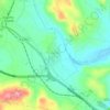 Mappa topografica Geldo, altitudine, rilievo