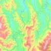 Mappa topografica Campanilla, altitudine, rilievo