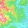 Mappa topografica Angrogna, altitudine, rilievo