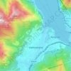 Mappa topografica Valmadrera, altitudine, rilievo