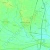 Mappa topografica Noventa Vicentina, altitudine, rilievo
