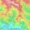 Mappa topografica Calice al Cornoviglio, altitudine, rilievo