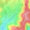 Mappa topografica Erfweiler-Ehlingen, altitudine, rilievo
