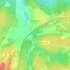 Mappa topografica Ключевск, altitudine, rilievo