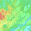 Mappa topografica Кривко, altitudine, rilievo