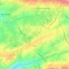 Mappa topografica Estry, altitudine, rilievo