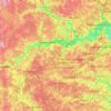 Mappa topografica Одинцовский городской округ, altitudine, rilievo