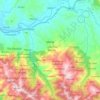 Mappa topografica Mekla, altitudine, rilievo