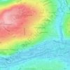 Mappa topografica Gurranabraher A, altitudine, rilievo